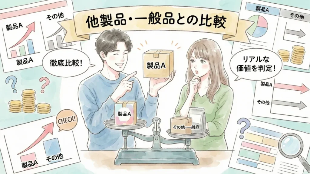 他社人気モデルの大きさ・機能比較チャート