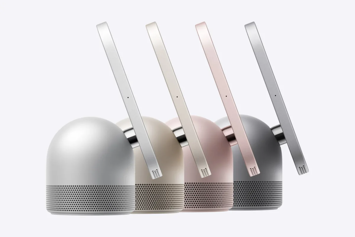 Apple HomeViewの4色（シルバー・スターライト・ローズピンク・スペースグレイ）