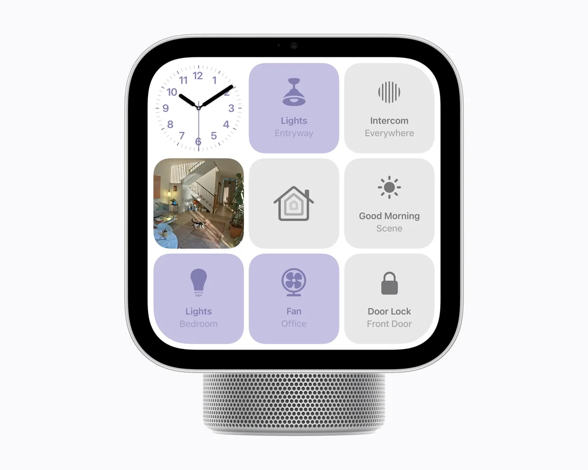 スマートホームの操作画面を出したHomeView