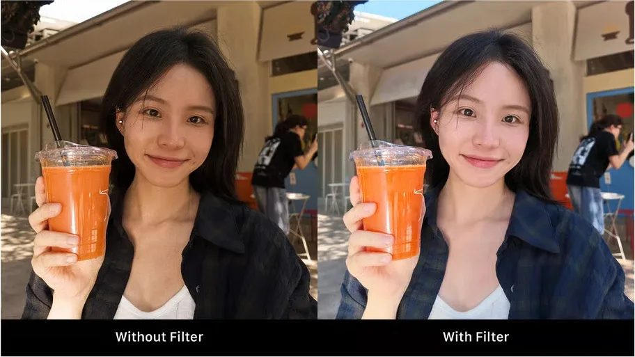 スキンソフトニングで肌のトーンが明るくなった作例